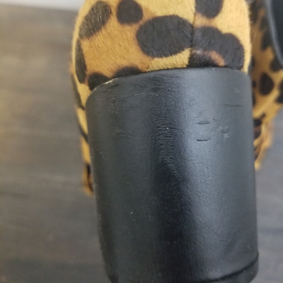 Calf Hair Leopard H&M Bootie leather heel 8 - Picture 8 of 8